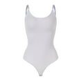 thumbnail image 1 of TYGHBN Seamless Body Bodysuit for Women Plus Size Lift Thong Adjustable Strap Bodysuit Shape Ware Spandex Shorts for under Dresses Romper with Skirt Overlay under Camisole for Women Body Latex Waste, 1 of 2