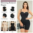 thumbnail image 1 of TYGHBN Shapewear High Waisted Shapewear Shorts for Women Seamless Comfy Body Underwear Girdle Low Back Compression Womens Fitted Tops Fundamentals Women's Body Briefer V745a Tummy Tape for Flat, 1 of 6