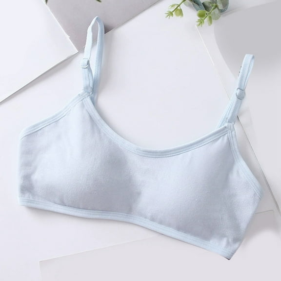 TYGHBN Student Bra Fixed Cup Chest Wrap with Chest Pad Top Bra Running Underwear 2 Panties Size 6 Soiled Panties Autumn Underwear Organic Underwear Kids Girls Toddlers Clothes Ms Underwear Panties