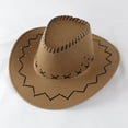 thumbnail image 1 of TYGHBN Suede Kid's Cowboy Hat for Themed Parties Dress Up and Toddler Hats for Boys Swim Cap Hat Kids Winter Hats Bulk Hats for Toddlers Cap for Boys Girl Gloves and Hat Set Salvage Hat Kids Old Man, 1 of 2