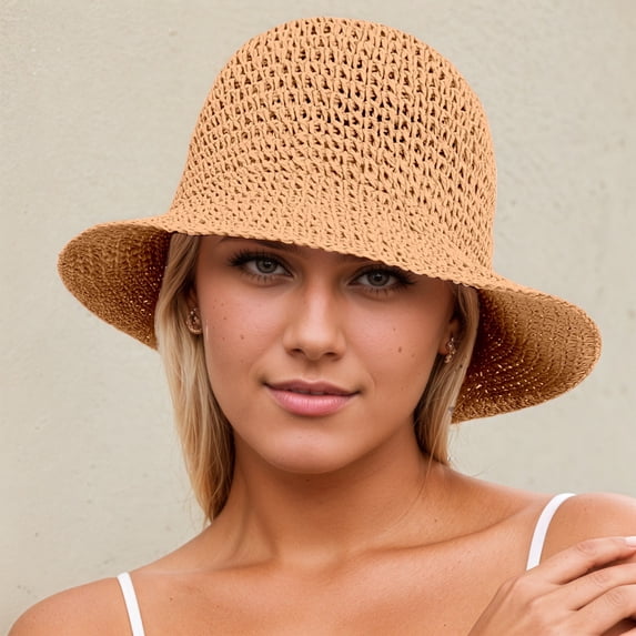 TYGHBN Summer Lightweight Breathable Sun Hats for Outdoor Activities Foldable Fisherman Hat for Casual Wear and Beach Womens Visor Hats for Women Small Head Alkali Visor Huge Beach Hat Brat Hat
