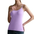 thumbnail image 1 of TYGHBN Summer Solid Color Women's Vest Suspender and Exquisite Design 4x under Shirt Active Yoga Tops for Women 1x Top Padded Shirt Junior Top Womens T Shirts Sports Top Women Asymmetric Tunic 3x Top, 1 of 2