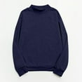 thumbnail image 1 of TYGHBN Sweatshirt Pullover Women's Plain Basic Long Sleeve Shirt Women Crew Neck Without Hood Autumn Winter Casual Long Sleeve Tops Long Sleeve Blouse Tops Apparel Hoodie Graphic Sweat Shirts Women, 1 of 5