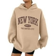 thumbnail image 1 of TYGHBN Sweatshirts for Women Cute Prints Lightweight Pullover Tops Print Hoodies Sweatshirt Tops Long Jacket Women Long Sweater Dress Winter Casual Winter Jacket over Sized Hoodies Women Female, 1 of 5