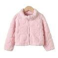 thumbnail image 1 of TYGHBN Toddle Girl's Zip Up Fuzzy Jacket Warm Coat Outerwear Girls Winter Jackets Cold Coat for Girls Junior Girls Winter Jackets Big Girls Hooded Jacket Girls Coat Size 6 Winter Jackets for Kids, 1 of 3