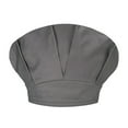 thumbnail image 1 of TYGHBN Unisex Solid Color Cap Kitchen Catering Oil Proof Chef Hat Bouffant Hat Christmas Men Mens Hats Large 1960s 90s Hat Women for Women Large French Wool for Women Womens Mime Wool Hat Men Large, 1 of 2