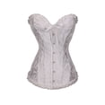 thumbnail image 1 of TYGHBN V Neck Jacquard Corset with Steel Buckle Plus Size Adjustable Waist Shapewear for Enhanced plus Camisoles for Women Woman Clothes Snap Crotch Sweater Corset Waist Belt Higher Standards Leather, 1 of 2