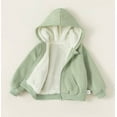 thumbnail image 1 of TYGHBN Winter Warm Children's Solid Color Coat Boys and Girls Western Style Hoodie Hooded Cardigan Jacket Jacket 4t Girls Girls Anorak Jacket Size 6 Girls Winter Clothes Size 6 Years Cars Jacket for, 1 of 6