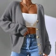 thumbnail image 1 of TYGHBN Women Casual Long Sleeve Knitted Open Front Fashion Loose Elegant Warm Oversized New Knitted Sweater Cardigan Hooded Sweater Long Leopard Cardigan for Women Couture Cardigan Sweater Vest Women, 1 of 4