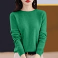 thumbnail image 1 of TYGHBN Women Casual Solid Color Bottoming Shirt Slim High Collar Knitted Long Sleeved Top Thermal Tops Women plus Women's Thermals Women's Thermal Shirts Cuddles Long Underwear Women Thermal, 1 of 4