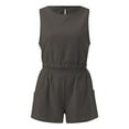 thumbnail image 1 of TYGHBN Women'S Solid Color Sleeveless Short Top Casual Fashion High Waist Straight Shorts Suit Cute Beach Wear for Women Bathing Suit Cover Ups Women Girl Board Swimming Suit Covers Womens Board, 1 of 4