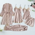 thumbnail image 1 of TYGHBN Women Silk Sling Sleeping Loose and Comfortable Lace Piece Set for Home Underwear and Nightgown Two Piece Pajamas for Women Getting Ready Outfits Bridal Party Lace Pajamas Womens Warm Pajamas, 1 of 3