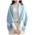 thumbnail image 1 of TYGHBN Women Soft Loose Shawl Lightweight Warm Knitted Shawl Wrap Boys Scarf Warm Winter Shawls Wedding Dress Shawl Chiffon Scarf Shawls and Wraps for Dresses Was Silk Animal Pelt Scarf Women Scarf, 1 of 4