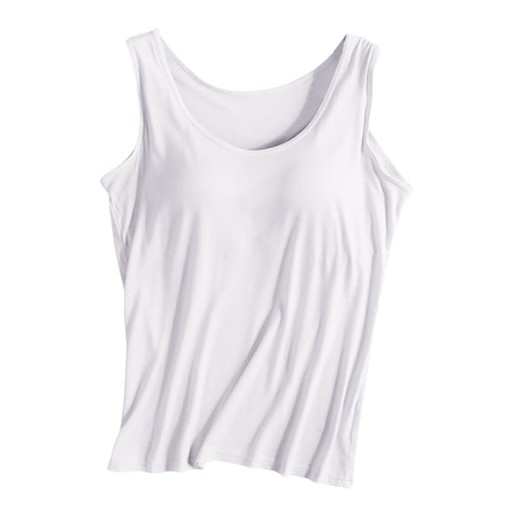 TYGHBN Women Solid Color Tops with Chest Pad No Steel Ring Cup Shirts Wide Strap Integrated Outerwear Yoga Sports Vest 3x Shirts for Women All Bodysuit Women 40b Baggy Top Sleep Shorts Women Baseball