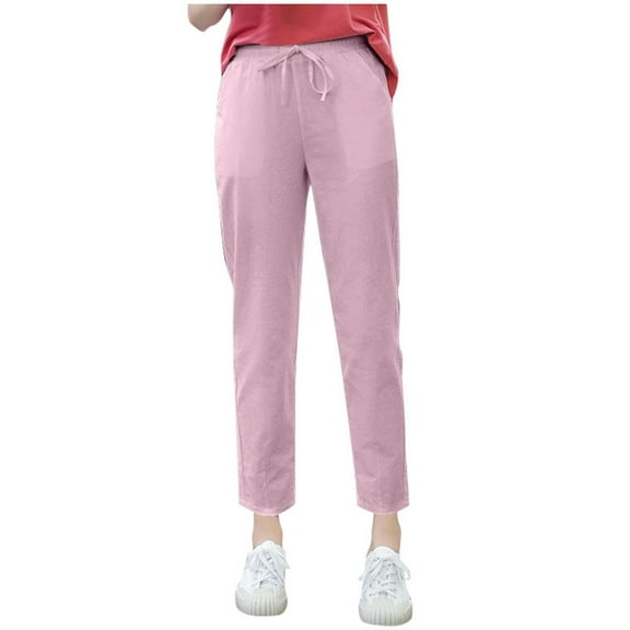 TYGHBN Women Summer High Waisted Palazzo Pants Wide Leg Long Pant Trousers with Pocket Business Casual Pants for Women Tall Elderly Womens Clothes Long Pants Rompers for Women Casual plus Size Dress