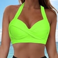 thumbnail image 1 of TYGHBN Women Swimwear Tops Underwire Full Coverage Bikini Top Push Up Swim Crop Top Tie Back Bathing Suit Tops Bikini Wax Strips for Women Sensitive Skin Womens plus Size Bikini Womens Strapless, 1 of 6