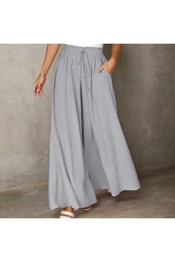 Women Wide Leg Pants High Waisted Yoga Pants Hippie Pants Boho Beach Plus Size Palazzo Pants Casual Pants Women Petite Short Pants Women Casual plus Size Sweat Pants Beach Pants for Juniors
