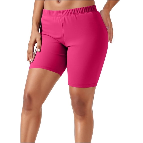TYGHBN Women's 3 Inch Short Leggings High Waisted Yoga Capris Workout Running Athletic Stretch Fitness Casual Comfortable Soft Basic Solid Maternity Summer Clothes Underwear plus Size 4x plus Size