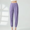 thumbnail image 1 of TYGHBN Women's Casual Pants Classical Dance Trousers Wide Legged Straight Pocket Long Pants Gymnastics Practice Exercises Dance Training Leg Binding Pants Women Casual Pants plus Size Womens Business, 1 of 6