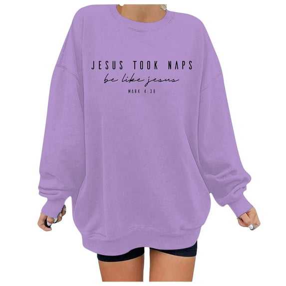 TYGHBN Women's Casual Round Neck Letter Print Hoodie Ladies Sweatshirt with Hood Jackets Going Out Comfy Womens Sweatshirts Bohemian Hoodies Women Ladies Shorts Outfits Fall Sweat Shirts Fitness