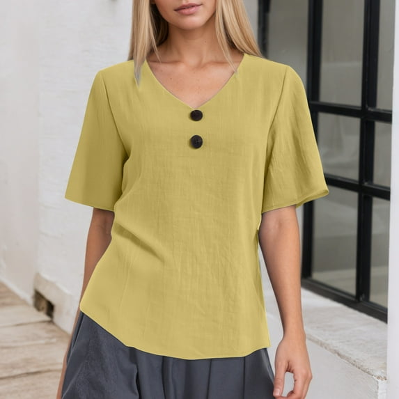 TYGHBN Women's Casual T Shirts for Everyday Wear Pullover Style Comfortable and Relaxed Fit Perfectly Paired with Jeans Ideal for Spring and Summer Lose Women Shirts Womens Tops and Tees Long Sleeve