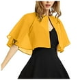 thumbnail image 1 of TYGHBN Women's Soft Chiffon Shawl Wraps for Evening Dress Wedding Cape Flapper Cover Up and Shawl Womens Winter Shawl Dress Scarf Womens Hats Head Scarf Jacket for Dresses to Cover Arm Scarf with, 1 of 3