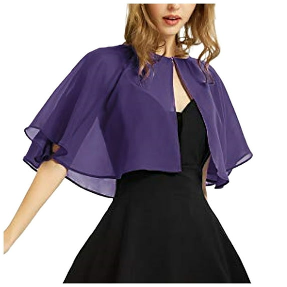 TYGHBN Women's Soft Chiffon Shawl Wraps for Evening Dress Wedding Cape Flapper Cover Up Womens Bed Jacket and Gown 1920s Shawl for Women Shawls for Evening Dresses Womens Shawls / Capes Blanket Shawl