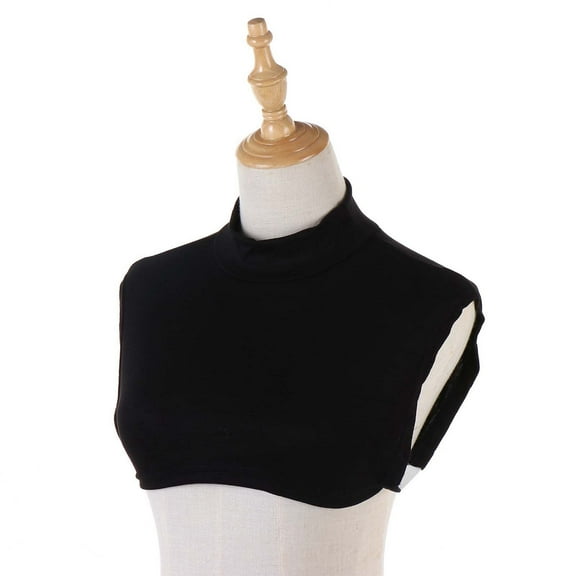 TYGHBN Women's Solid Color Fashion False Of Clothes Comfortable Layering Accessory for All Season Versatile Déc underneath Shirt under Shirt Bib Top Half Shirts Women Girl Shirt Half Turtleneck Top