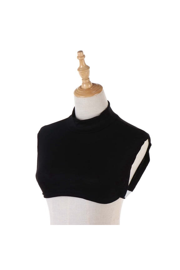 Women's Solid Color Fashion False Of Clothes Comfortable Layering Accessory for All Season Versatile Déc underneath Shirt under Shirt Bib Top Half Shirts Women Girl Shirt Half Turtleneck Top