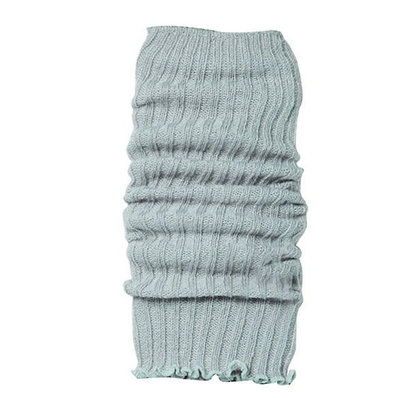 TYGHBN Women's Solid Color Foot Warmers Party Thick Leg Warmers Colored Fluorescent Wool Knitted Socks Leg Warmers Girls Women Juniors Neon Leg Warmers Leg Warmers 12-18 Months Leg Warmers for Women