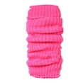 thumbnail image 1 of TYGHBN Women's Solid Color Foot Warmers Party Thick Leg Warmers Colored Fluorescent Wool Knitted Socks Leg Warmers Girls Women Juniors Neon Leg Warmers Leg Warmers 12-18 Months Leg Warmers for Women, 1 of 4
