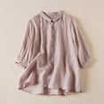 thumbnail image 1 of TYGHBN Women's Spring New Retro Ethnic Style Temperament Embroidery Loose and Comfortable Slim Long Sleeved Shirt Top Cute Tops for Women Summer Pack of T Shirts Women Work Shirt Women Shirks for, 1 of 8
