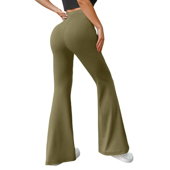 TYGHBN Women's Straight Yoga Pants Cute Sweatpants for Women Women Pants Casual Elastic Waist Womens Paper Bag Pants Casual Women Pants Casual Workout Women Casual Dress Pants Women Pants Casual