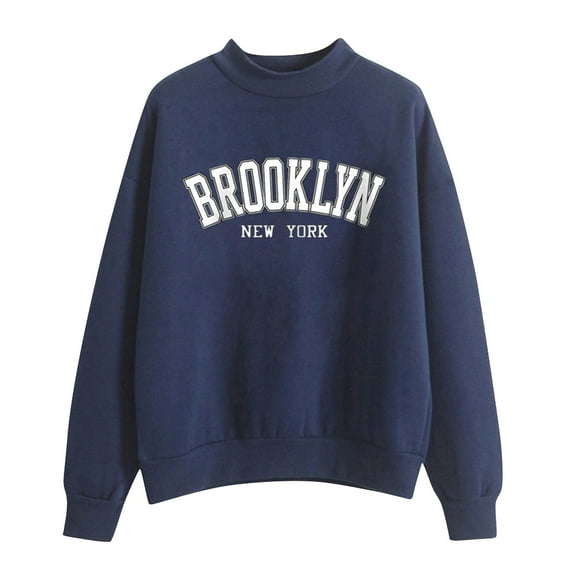 TYGHBN Womens Casual Long Sleeve Graphic Tee Shirts Crew Neck Sweatshirts Pullover Tops for Women Designer Sweatshirts Women Leggings Sweatshirt Women Lined Athletic Hoodie Women Hoodies Jacket Women