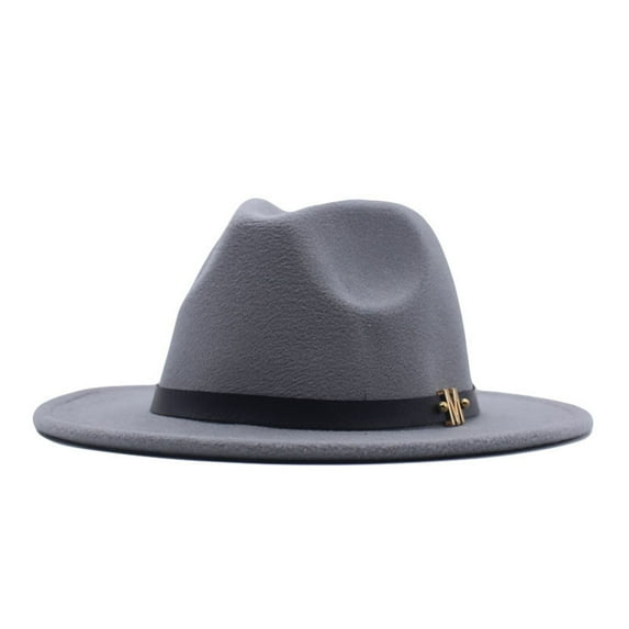 TYGHBN Womens Classic Wide Floppy Panama Hat Belt Buckle Wool Fedora Hat Shelter Hat Papa Emeritus Iii Hat Hats for Small Heads Women Classic Baseball World of Hat Snap Back Hat Hat Storage for