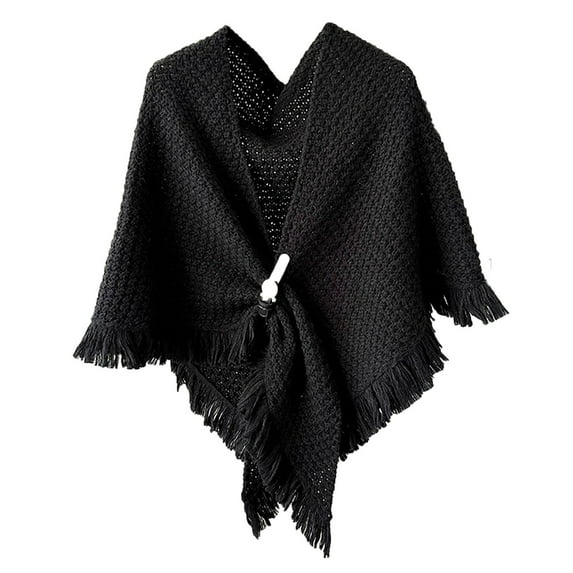 TYGHBN Womens Large Front Poncho Sweater Wrap Topper Knitted Elegant Shawls Cape Fashion Head Scarf for Women Womens Neck Scarf Small Purse Scarfs for Handbag Handle Womens Scarves Fall Fashion Women