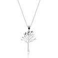 thumbnail image 1 of TYHLZJ Silver Leafless Tree Pendant, Stainless Steel Necklace, Original Design Women's Jewelry Gift, 1 of 7