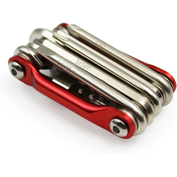 TYHREF-10-in-1 Bike Multi Tool  Compact Bicycle Repair Kit w/Chain Breaker, Allen Wrench Set, Screwdrivers  MTB, Road, BMX, E-Bike Tire & Gear Tools