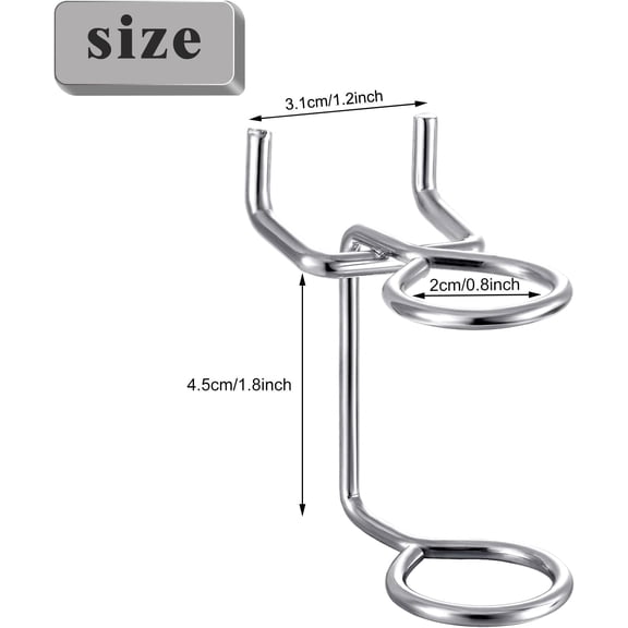 TYHREF-12 Pieces Screwdriver Organizer Tool Holders Multi-Tool Holder Double-Ring Tool Holders Pegboard Accessories Household Tools Organizer Racks Storage System Hand Tools for Kitchen, Garage, Work