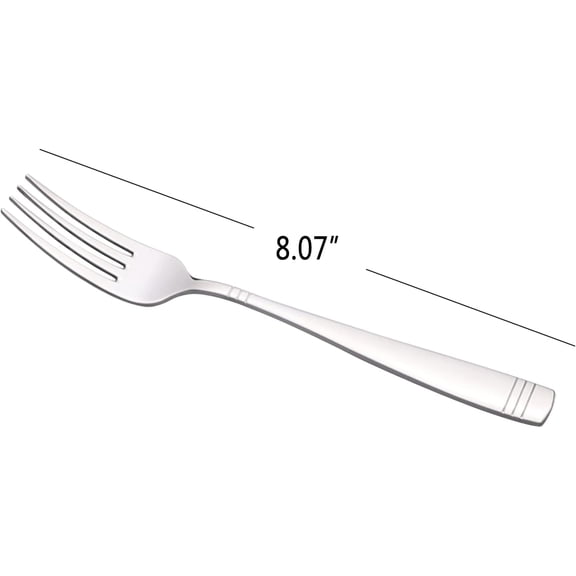 TYHREF-12 Pieces Table Forks, Stainless Steel Dinner Forks