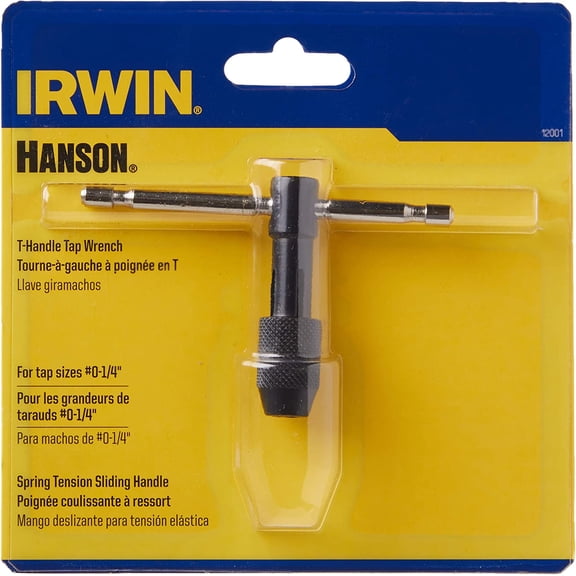 TYHREF-12001ZR Tap Wrench #0-1/4" T-Handle (Pack of 2)