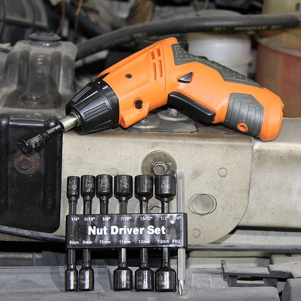 TYHREF-14PC Power Magnetic Nut Driver Drill Bit Set Socket Bit Adapter ...