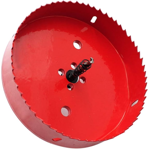 TYHREF-150mm/6 Hole Saw Bi-Metal Saw Drilling Tool with Twist Drill Bit & L Hex Wrench for Cornhole Boards Wood Plasterboard Plywood Plastic