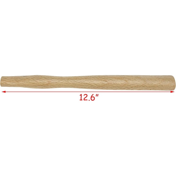 TYHREF-2Pack 12.6 Inch Axe Handle Replacement - Hickory Wood Tool Handle for Axe Hammer Oval