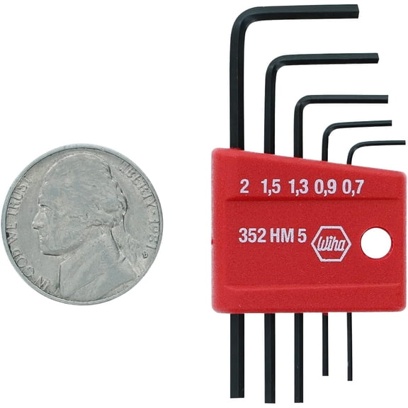 TYHREF-35392 5 Piece Mini L-Key Short Hex Metric Set (Pack of 2)