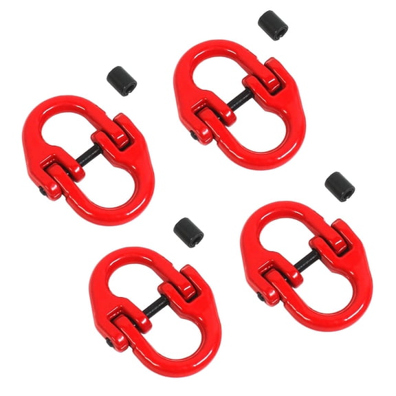 TYHREF-4 Pack G80 Alloy Steel Hammerlock Coupling Link, 5/16" Hammer Lock Safety Chain Connector Link 4400 lbs Working Load Limit