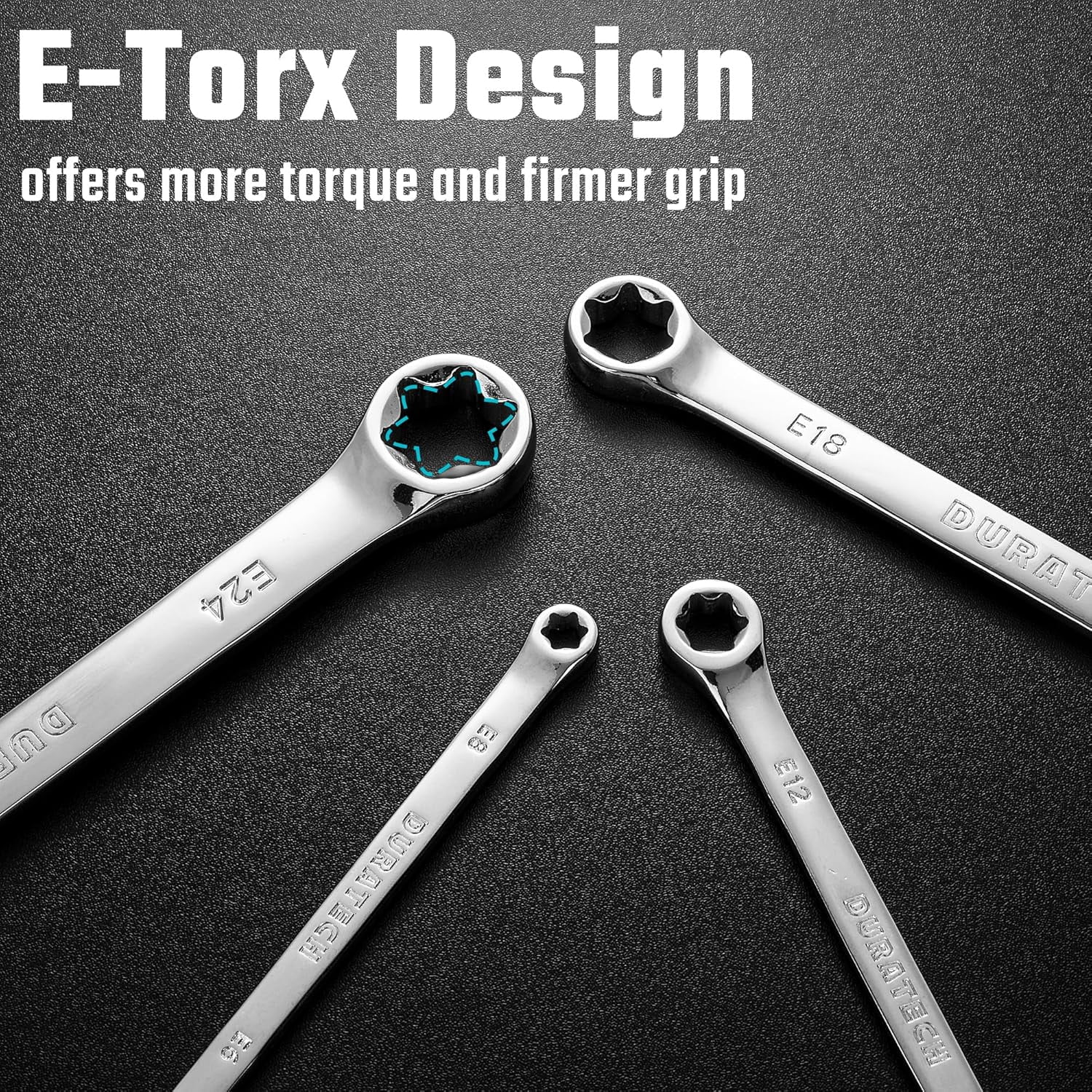 BGS 773 Internal Hexagon Pin Wrench Set - Chrome Vanadium Steel With T-Handles (3, 4, 5, 6, 8mm)