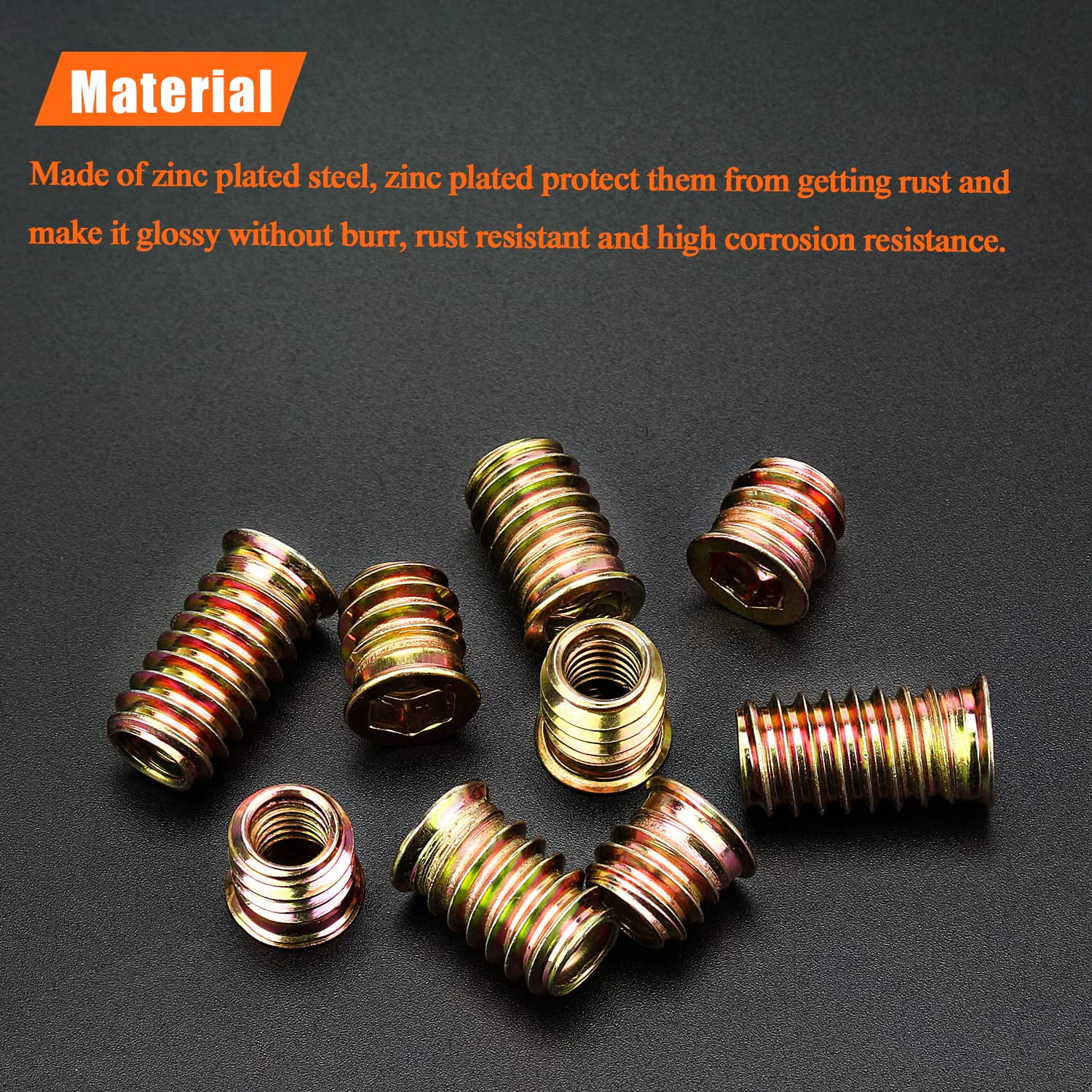 Threaded Inserts In Wood TYHREF-5/16-18 Threaded Inserts, Wood Inserts, Steel Threaded Inserts ...