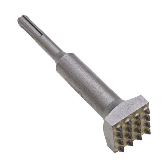 TYHREF-5 5/8 16 Pins Concrete Repair Patch Preparation Bushing Tool with SDS Plus Shank, Square Head Concrete Roughness Removal Bit for Rotary Hammer