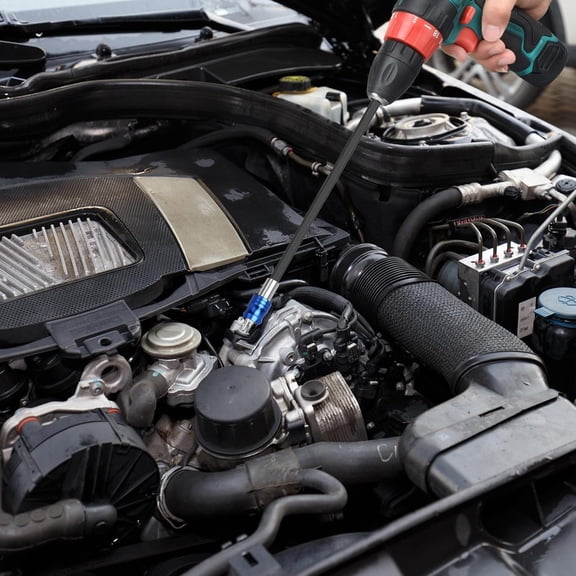 TYHREF-6 PCS Magnetic Drill Bit Extension Set, 1/4" Impact Extensions, Hex Extension Bit Holder with Phillips Bits, Screwdriver Bits Extender for Impact Driver, 2.4", 4", 5.9"